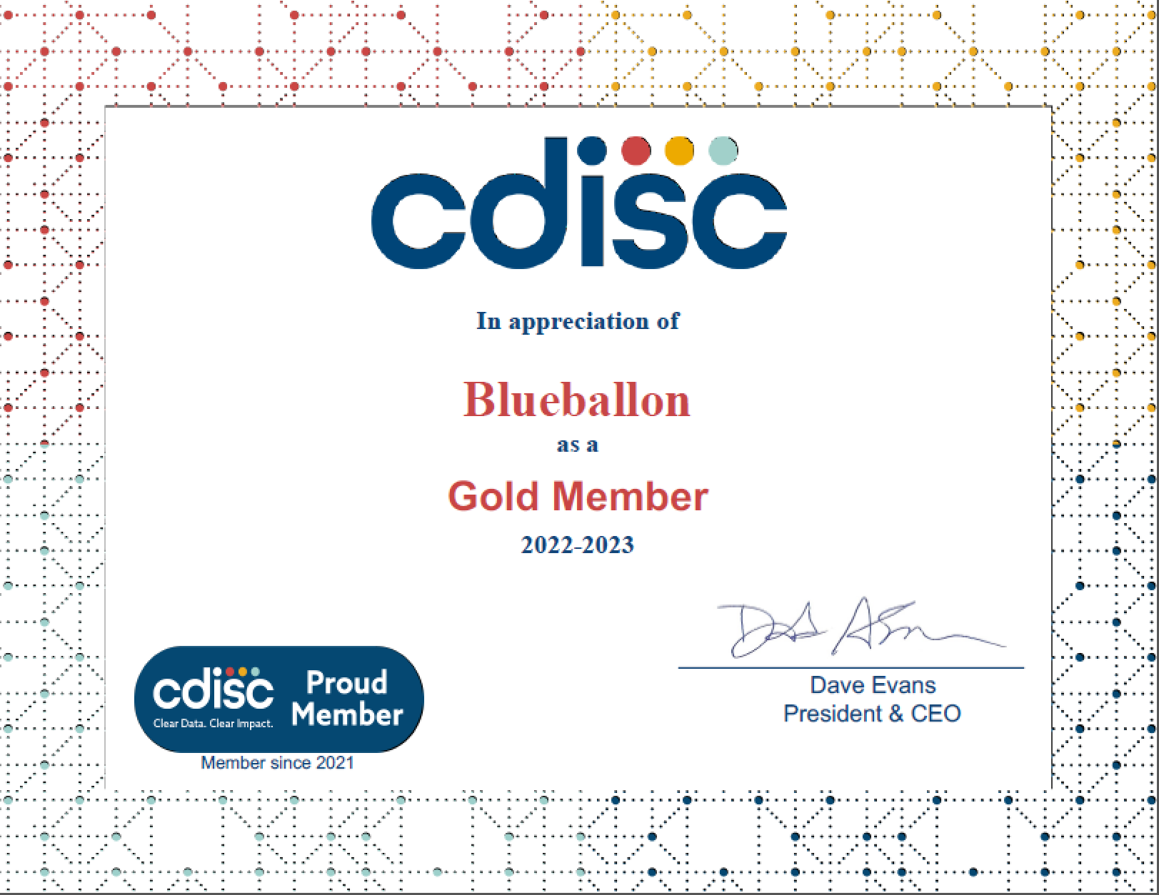 CDISC certification